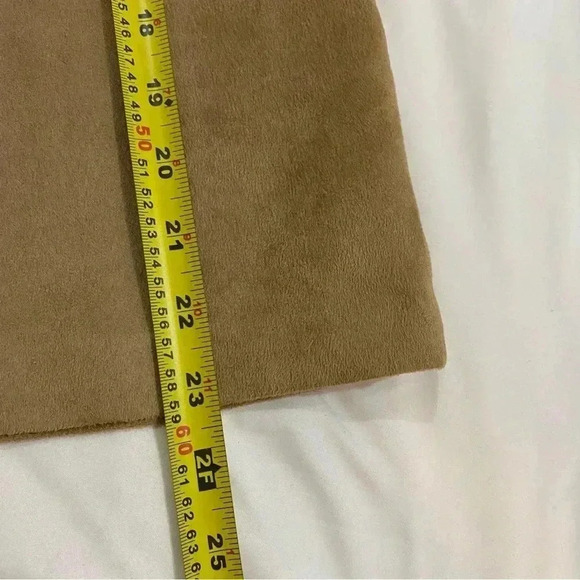 Mantle’s Suede A line knee length braided waist modern western cowgirl skirt 4P - Picture 8 of 8